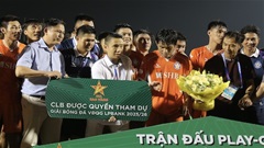 Trận play-off tranh vé V.League 2025/26: Hai nỗi buồn, vui trên sân Thống Nhất
